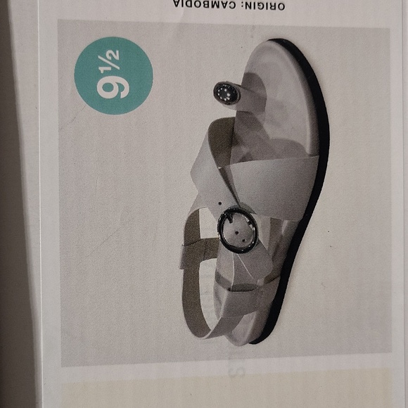 A New Day Penelope Sandals In Bone Size Women's 9.5 - Picture 6 of 12